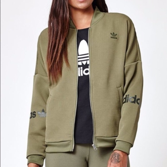 adidas Jackets & Blazers - adidas Track Jacket in OLIVE CARGO (L)